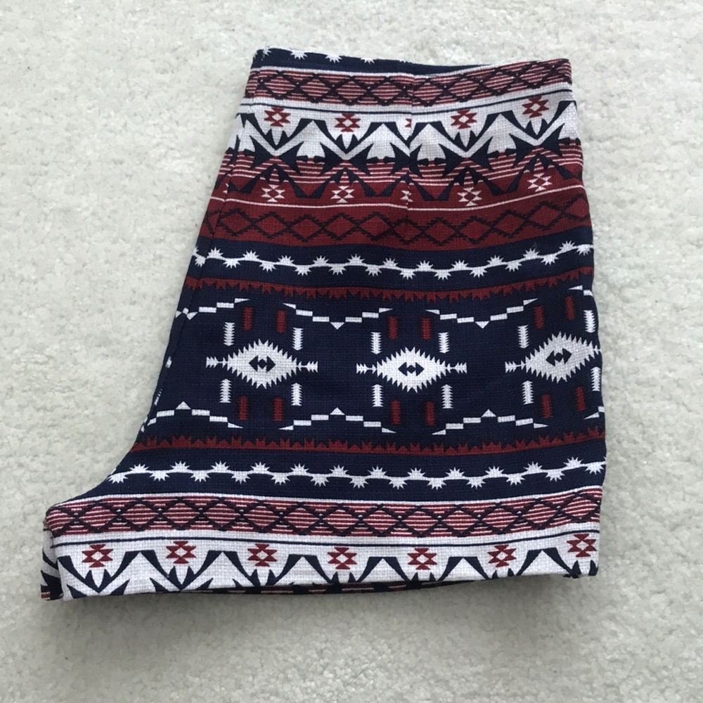 Tribal Print Shorts